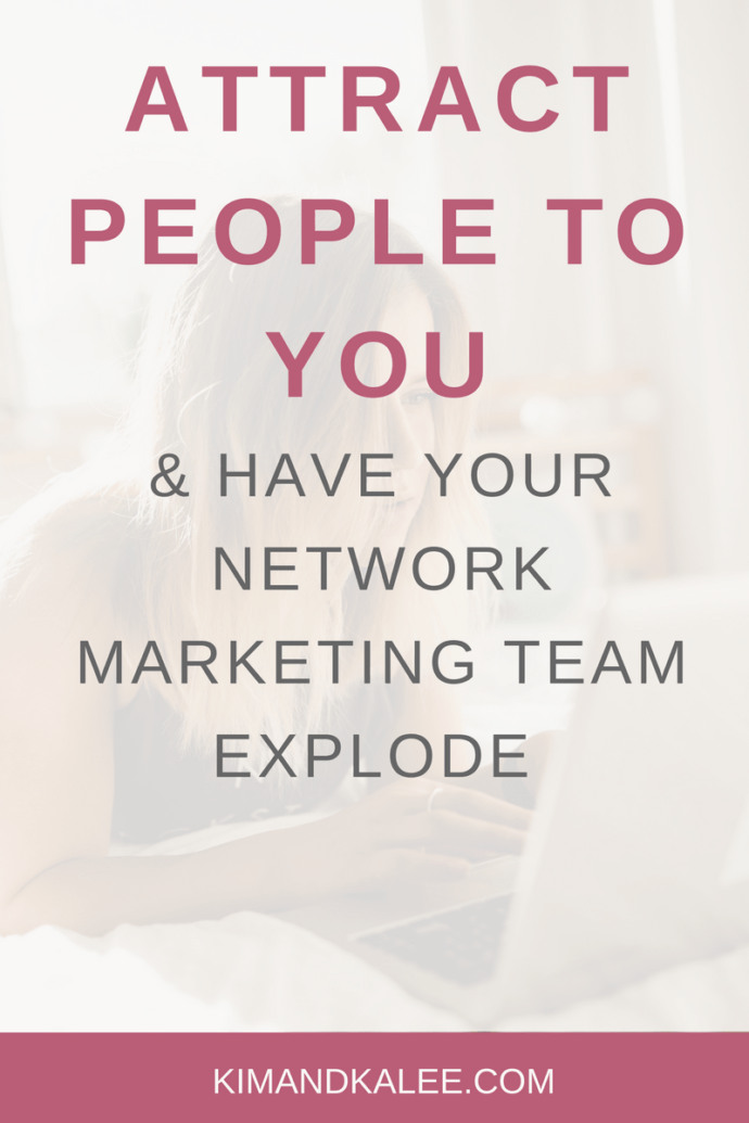 attract people to you mlm network marketing