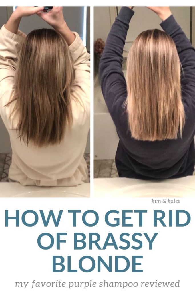how to get rid of brassy blonde hair