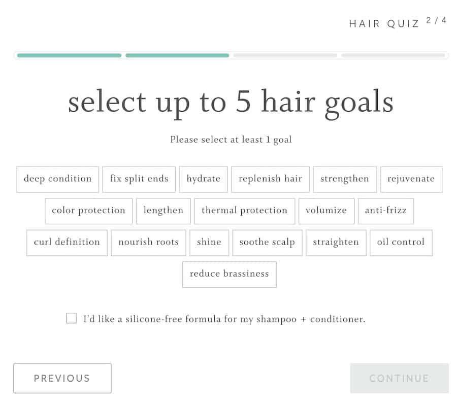 Function of Beauty Shampoo and Conditioner Quiz screenshot