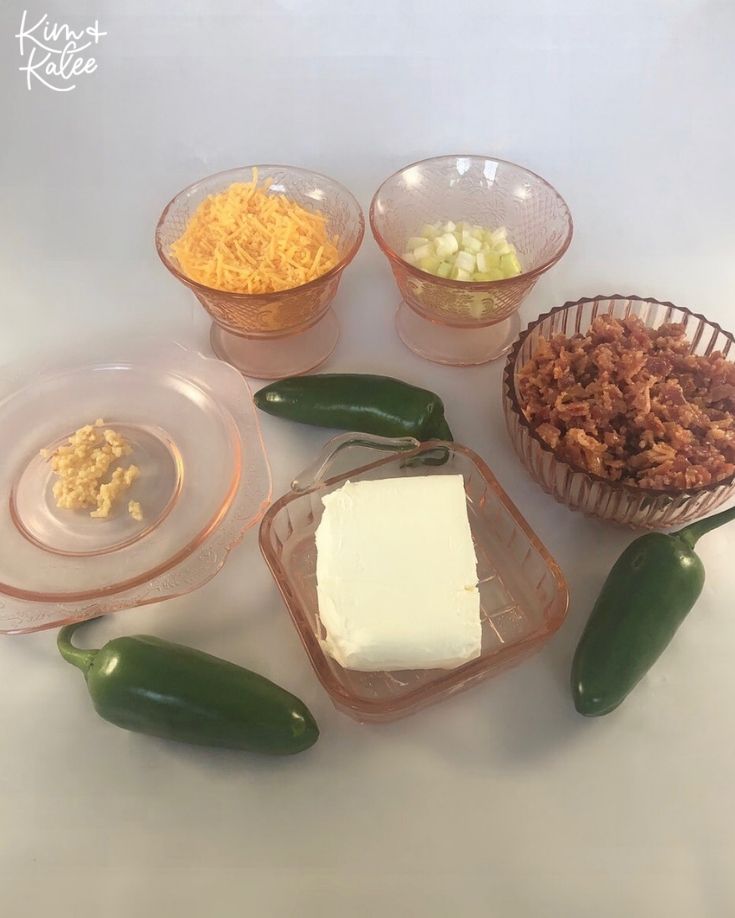 Keto Jalapeños Poppers Ingredients