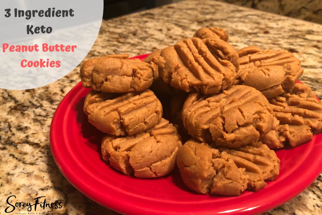 Plate of Keto Peanut Butter Cookies