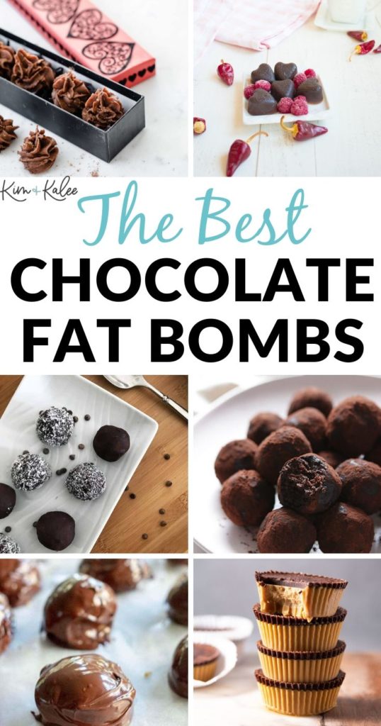 must have chocolate fat bombs collage 