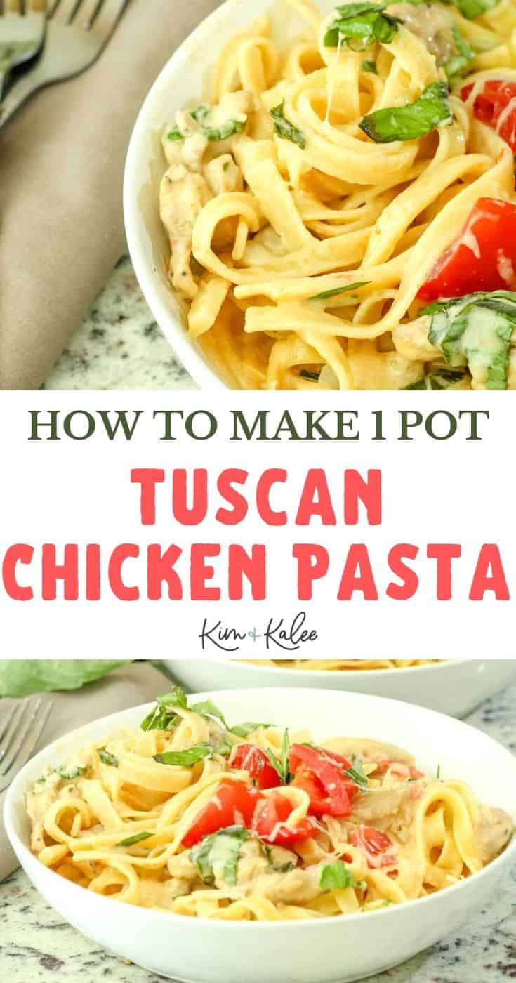 Easy One Pot Italian Pasta and Chicken