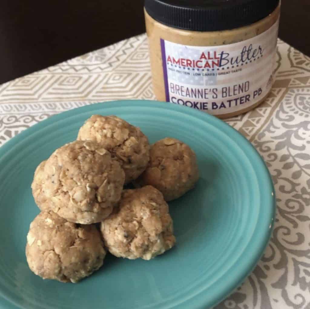 All American Butter Peanut Butter Protein Balls
