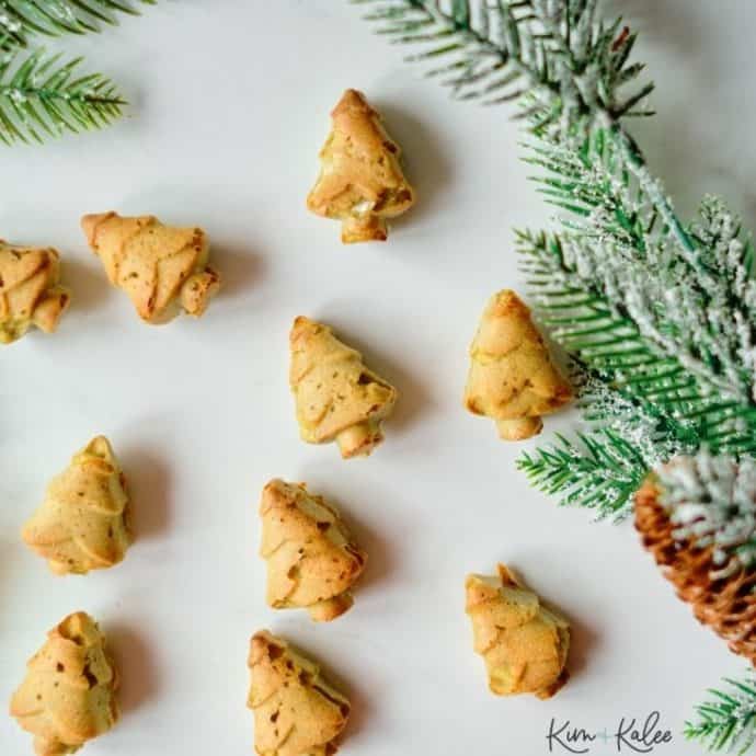 Homemade Dog Christmas Tree Cookies