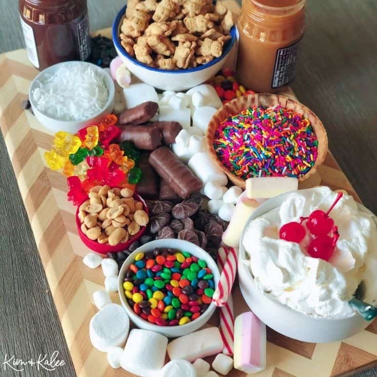 ice cream sundae board