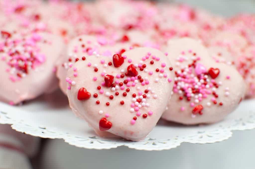 Cake Mix Instant Pot Valentine Truffle Hearts