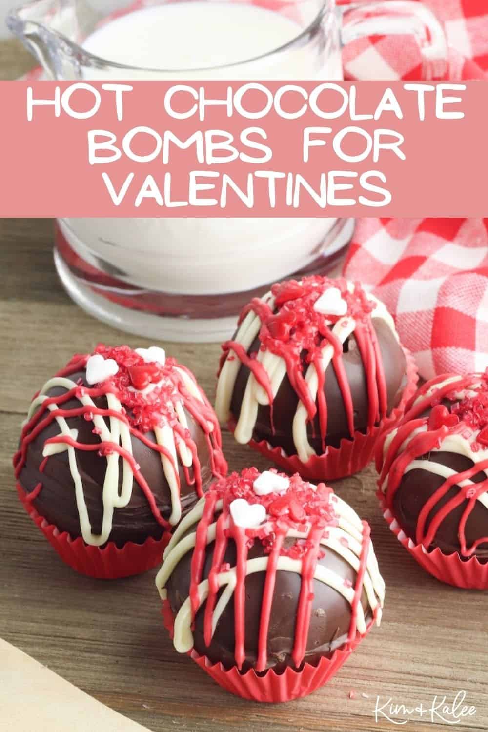 valentine's day hot chocolate bombs