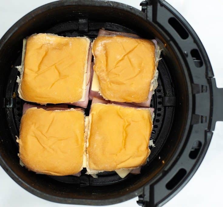ham and cheese sandwiches in air fryer