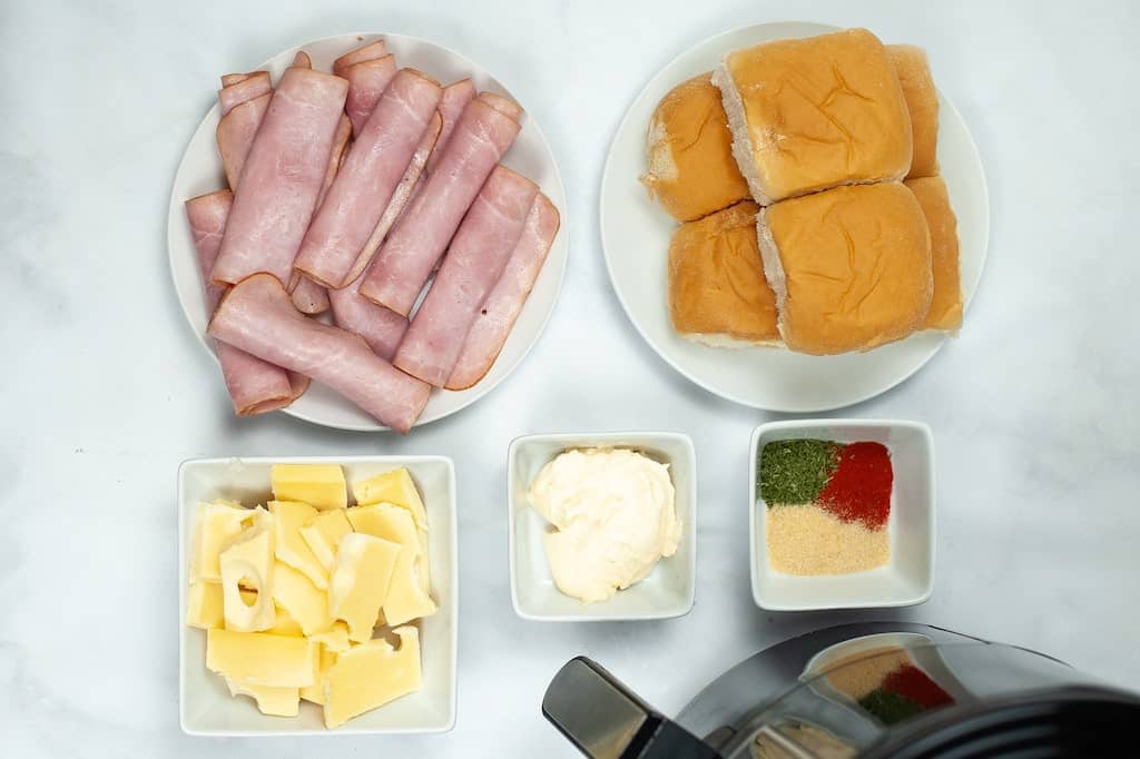 ingredients for sandwiches