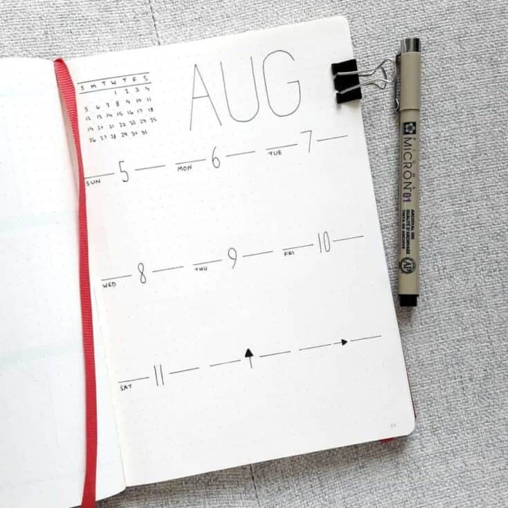 35 Minimalist Bullet Journal Weekly Spread Ideas & Layouts for You To Try