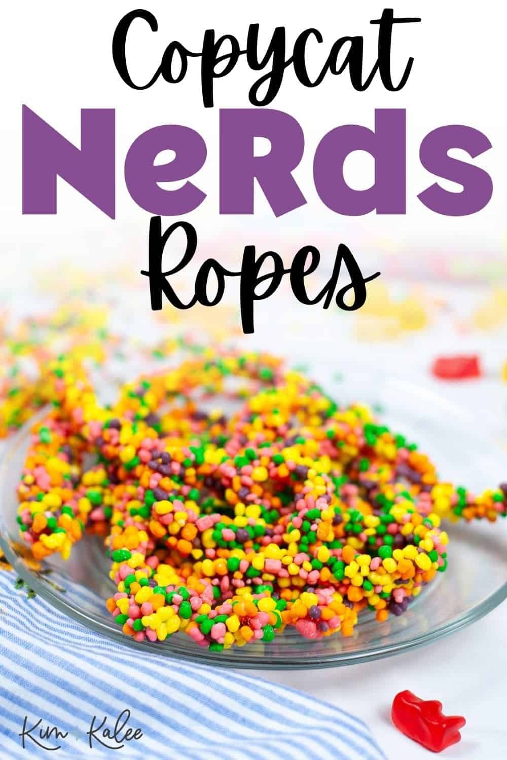 How to Make Homemade Nerds Ropes Candy (2 Ingredients!)