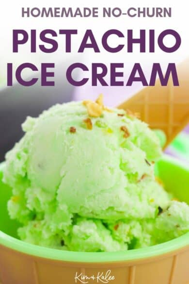 Pistachio Ice Cream Recipe No Egg (No Machine Required!)