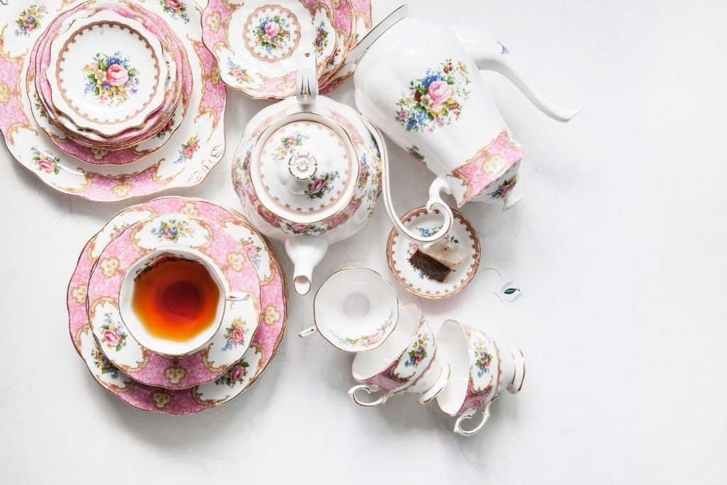 tea party dishes