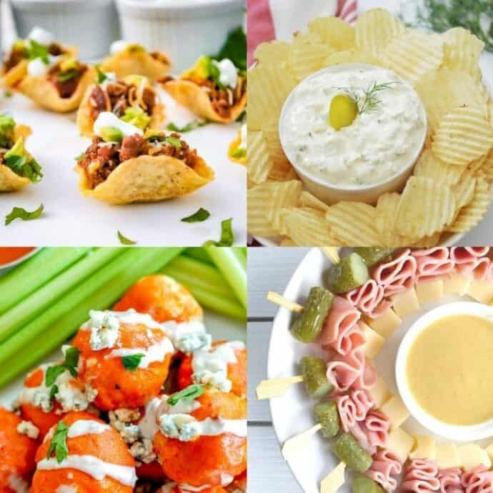 Cheap Party Finger Foods Collage