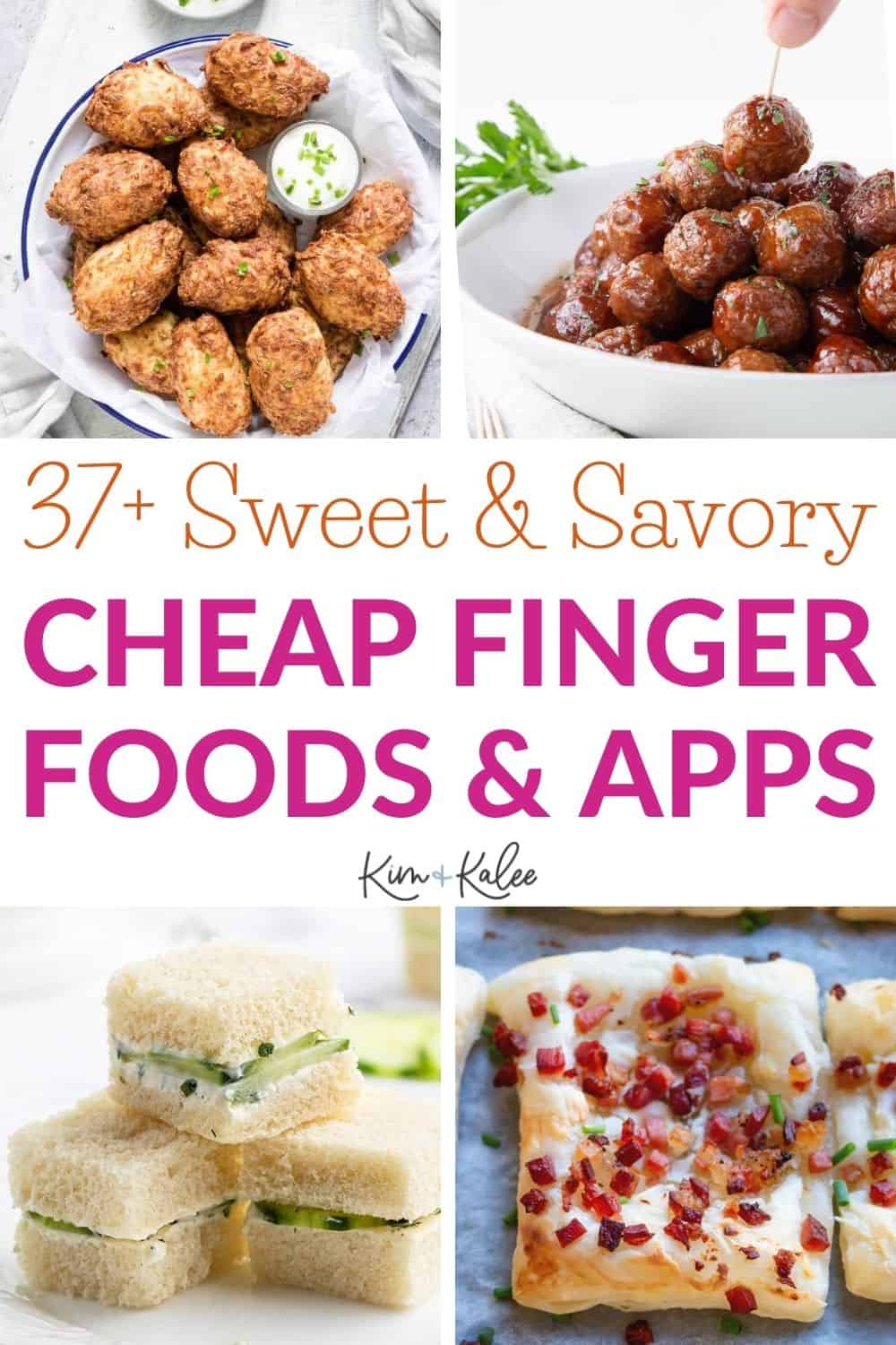 Easy Cheap Party Finger Foods Appetizer Ideas   Cheap Party Finger Foods And Appetizers COLLAGE 