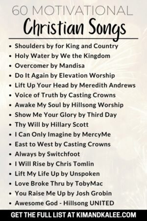 65 Motivational Christian Songs About Hope & Strength