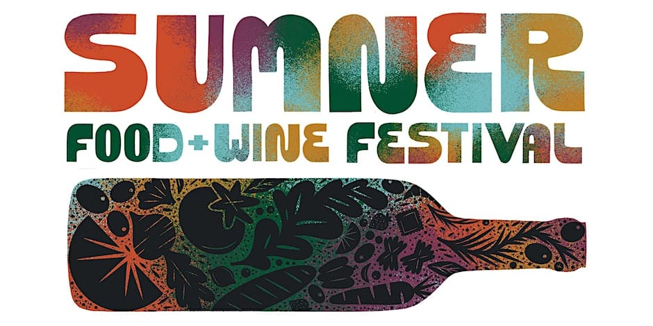 sumner food and wine festival logo