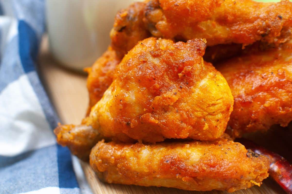 Crispy Air Fryer Chicken Wings (Cornstarch, Gluten-Free)