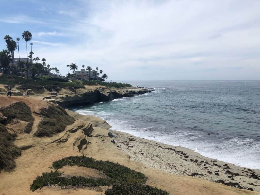 La Jolla Beach outside of San Diego
