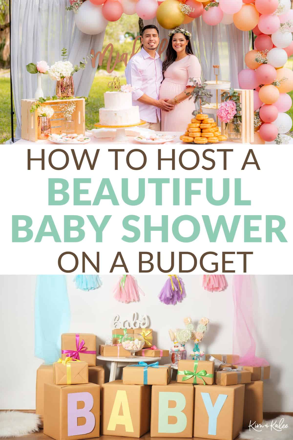 how to host a beautiful baby shower on a budget