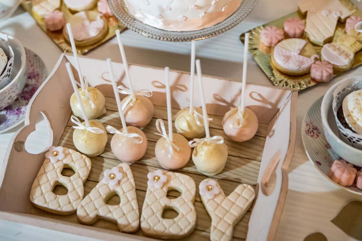 baby shower food ideas on a budget - on a table