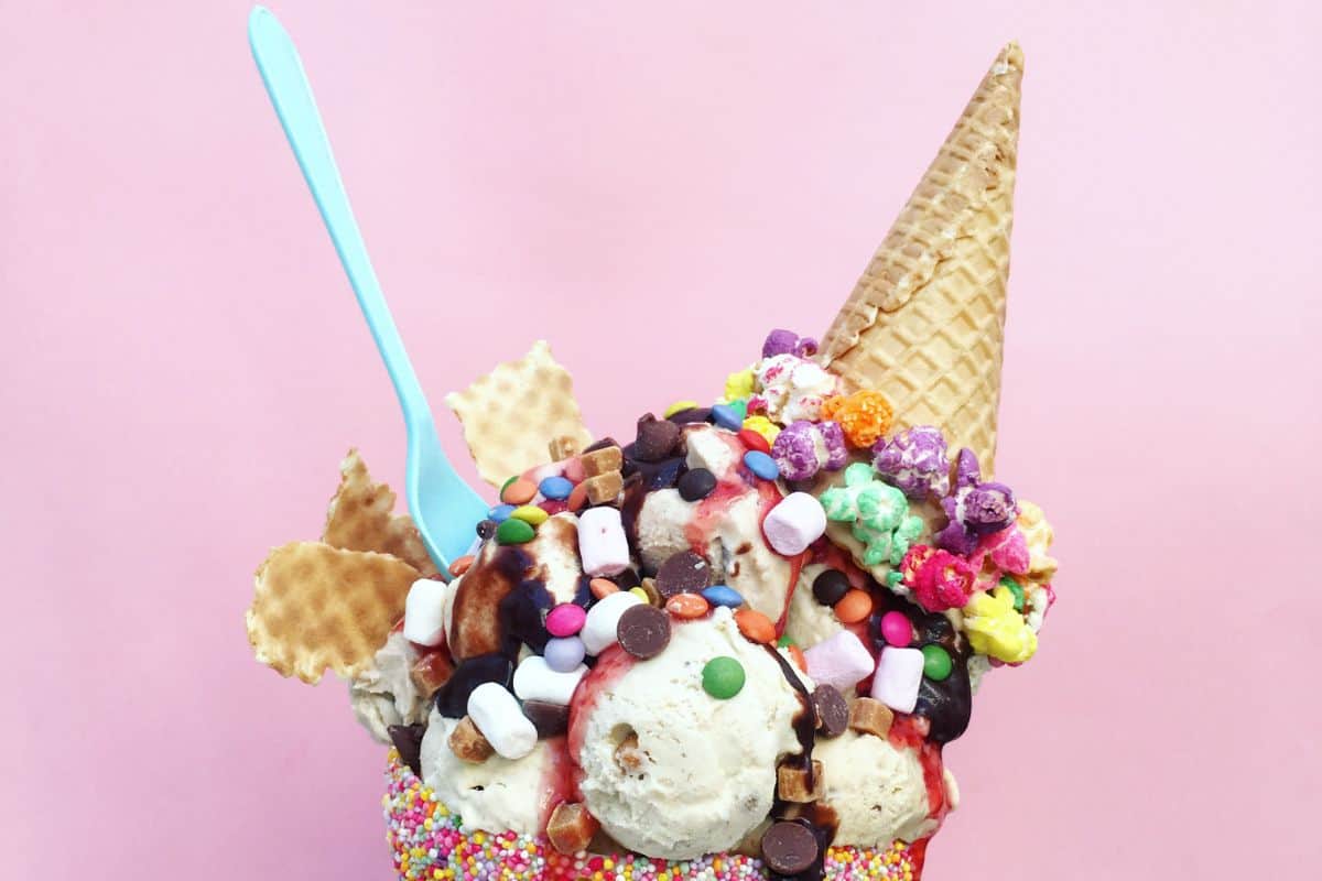 huge ice cream cone