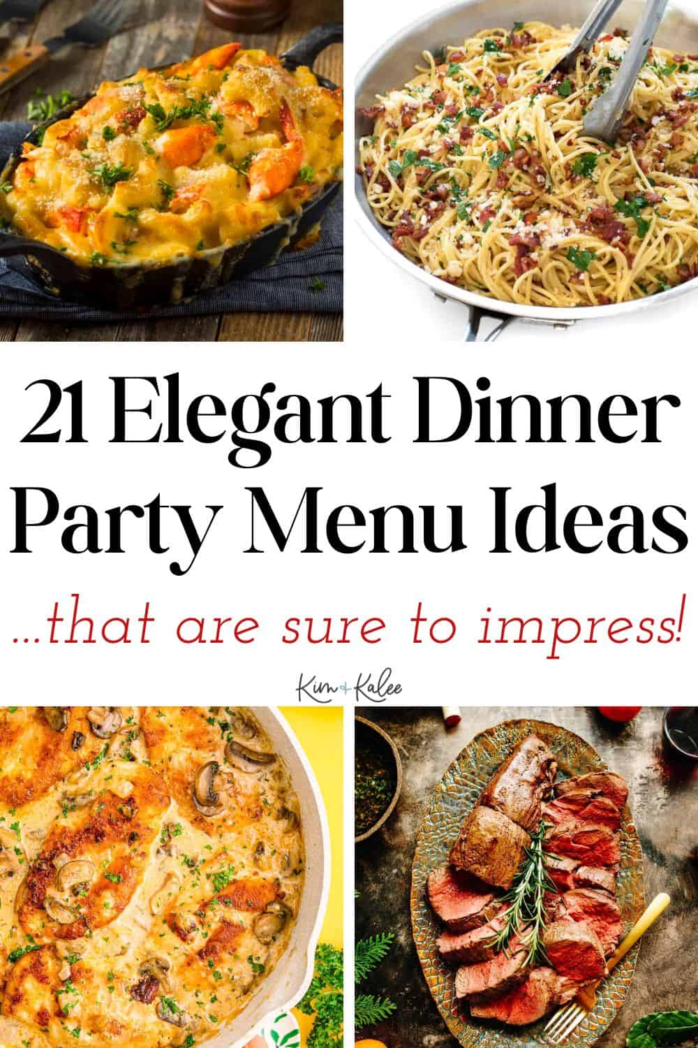 21 Elegant Dinner Party Menu Ideas (Recipes to Impress)