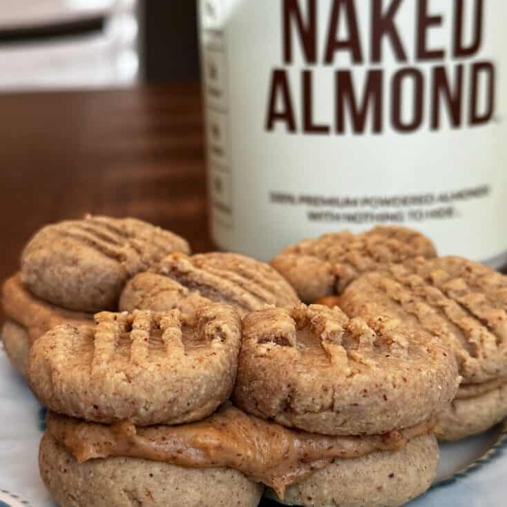 naked almond cookies