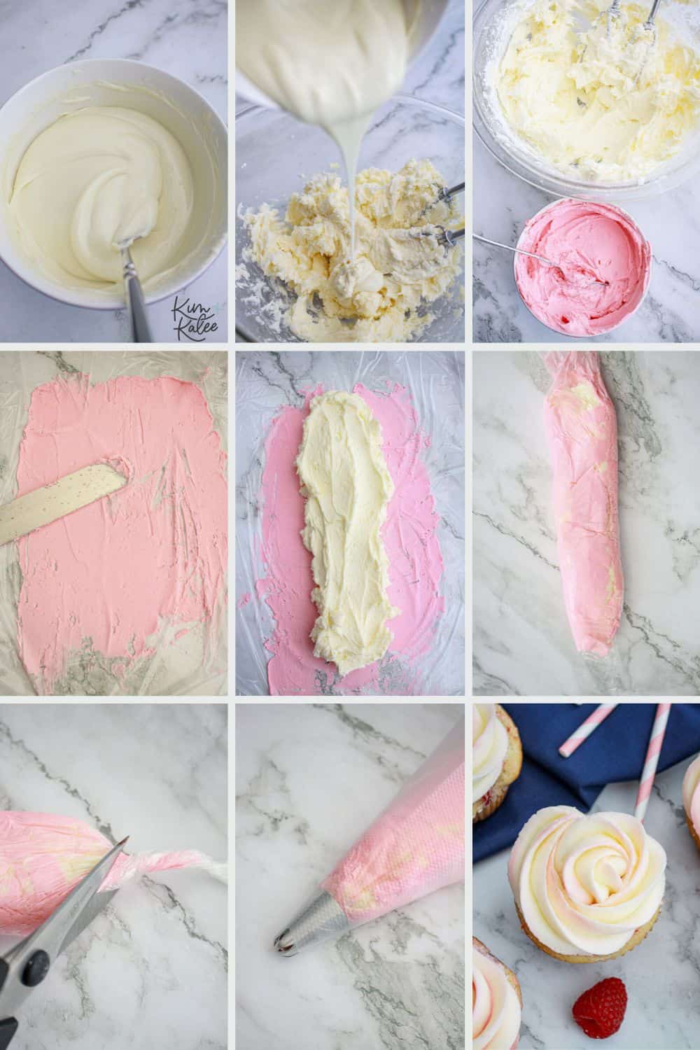 step by step how to make White Chocolate buttercream