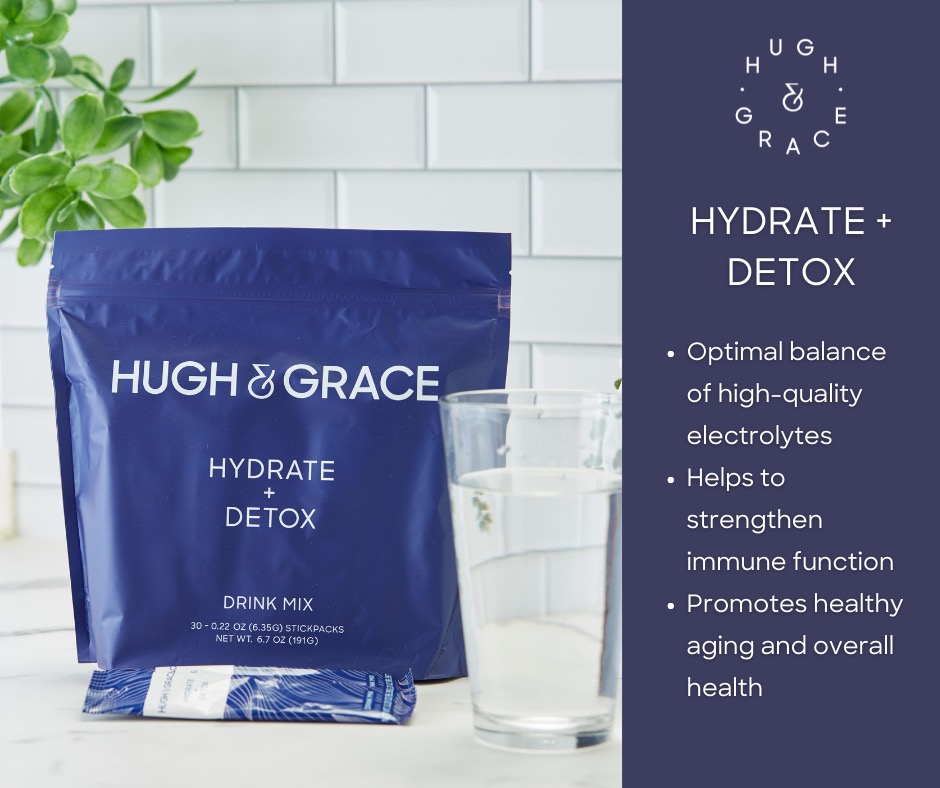 Hugh and Grace Hydrate and Detox Infographic