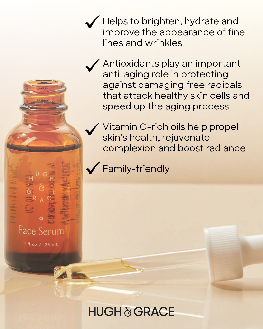 hugh and grace face serum benefits
