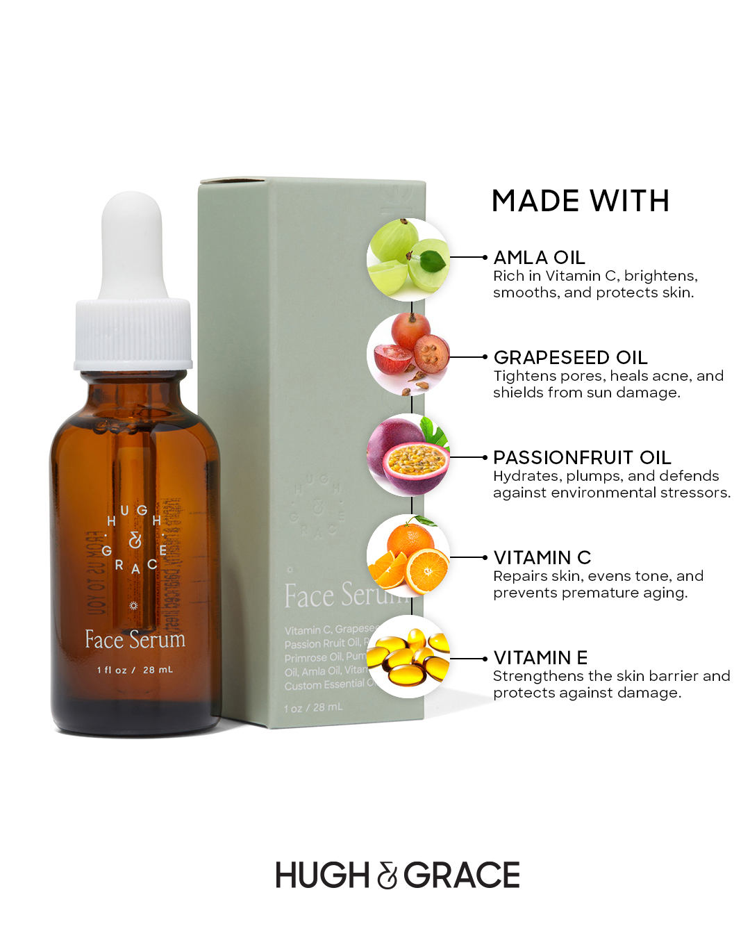 hugh and grace face serum ingredients