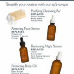 infographic of hugh and grace skincare