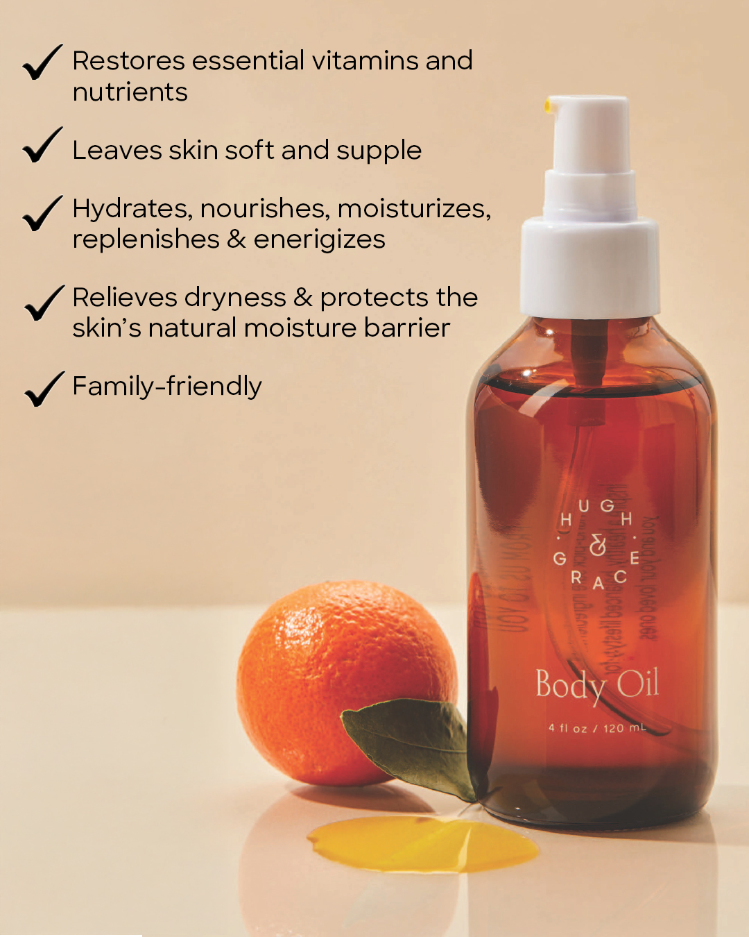 hugh and grace body oil benefits